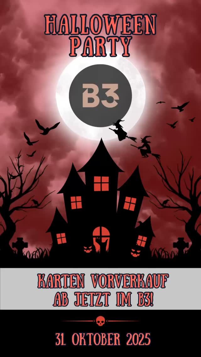 Der Kartenvorverkauf für unsere Halloween Party am 31.10.2025 hat bereits gestartet! 🎃Die Karten sind direkt bei uns im B3 erhältlich! 🎟️#b3 #wattens #restaurant #bar #lounge #food #foodlover #drinks #beer #wine #party #events #catering #foodporn #instafood #dinner #breakfast #lunch #delicious #yummy #coffee #cafe #tasty #cocktails #homemade #gastro #gastronomie #tirol #menü25#b3, #wattens, #restaurant, #bar, #lounge, #food, #foodlover, #drinks, #beer, #wine, #party, #events, #catering, #foodporn, #instafood, #dinner, #breakfast, #lunch, #delicious, #yummy, #coffee, #cafe, #tasty, #cocktails, #homemade, #gastro, #gastronomie, #tirol, #menü
